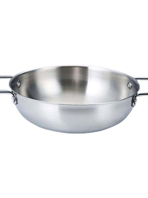 Korean Style Stainless Steel Noodle Pot Double Ear Seafood Soup Pot Small Tom Yum Goong Instant Noodles Pot Popular Online. 