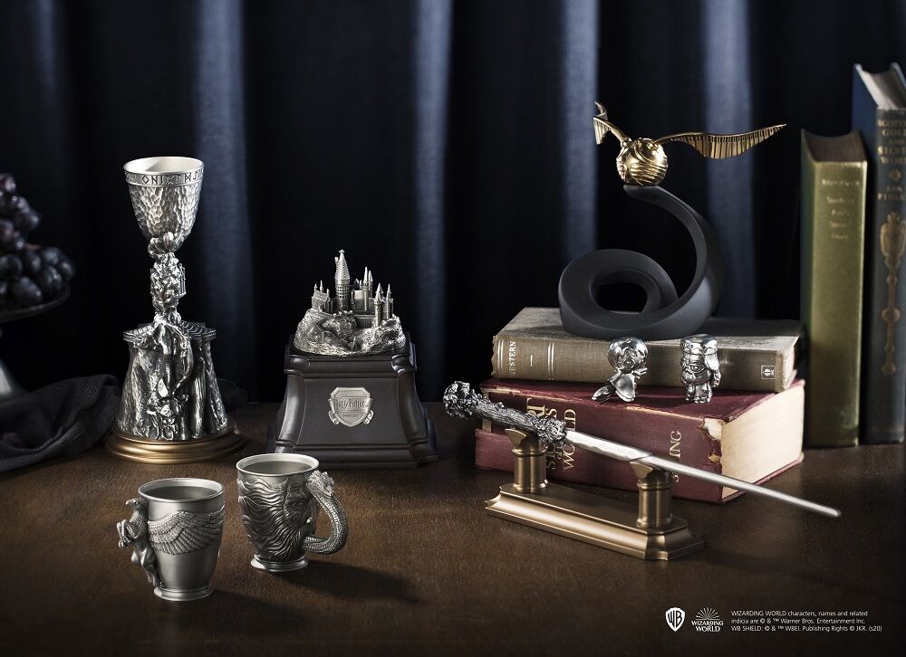 Royal Selangor Harry Potter Collection Pewter Hogwarts Music Box