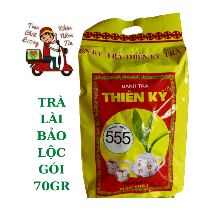 Trà Lài THIÊN KÝ 555 Bảo Lộc (Gói nhỏ 70gr)  Pha trà đá, trà tắc, trà đường