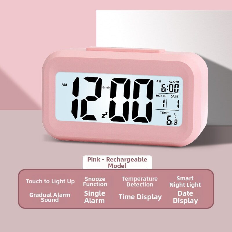 rongqi | Large Screen Digital Desk Clock