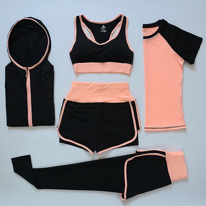 2021 New Yoga Wear Women's Gym Professional Sports Suit High Waist Spring and Summer Morning Running Quick Drying Clothes Running Suit