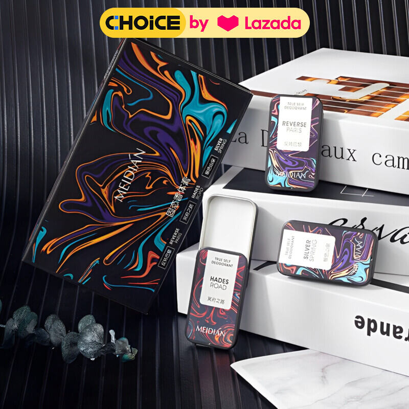[Nội địa Trung] Set 3 hộp nước hoa khô Meidian cao cấp dành cho Nam Nữ