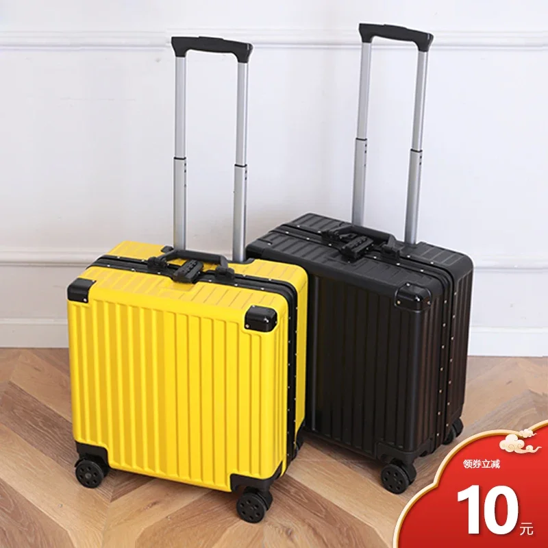 Small Luggage Female Student Password Suitcase 18-Inch Trolley Case Male 20-Inch Lightweight Check-in Suitcase Mini Suitcase