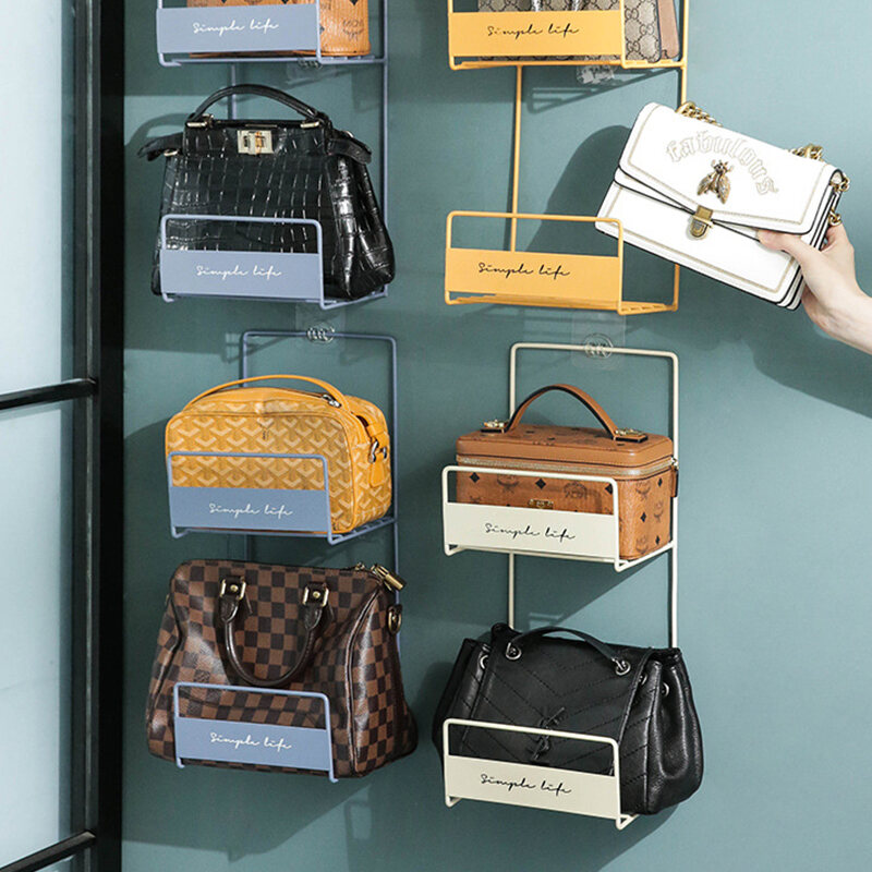 Handbag Storage Box Divider Shelf Bag Storage Rack Handbag Storage Wardrobe  Storage Finishing Cabinet Partition Display Case