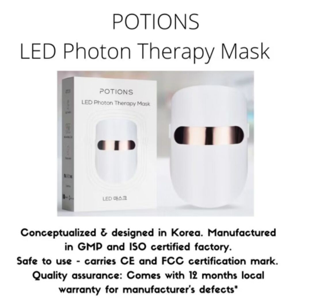[SG INSTOCK] Allureskin Potions LED Photon Therapy Mask. 