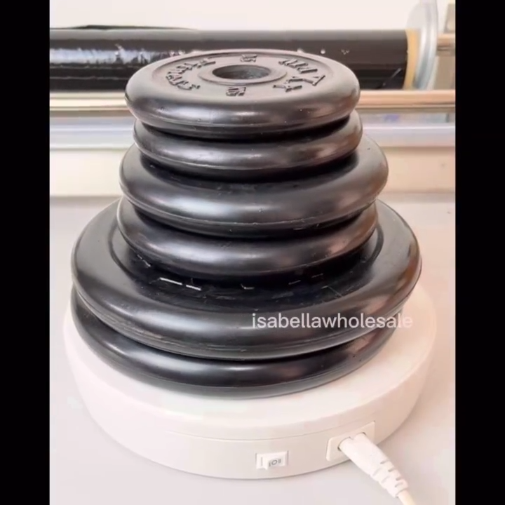 360° Flexible Product Rotating Display Stand Turntable Display Stand Electric Rotating Product Display 9cm 12cm 20cm 22cm 25cm 电动转盘直播转盘