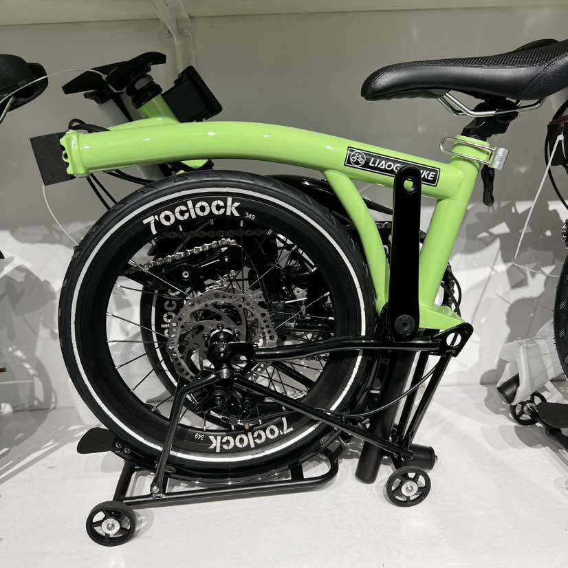 Liaoge D9 trifold bike disc brake 16” 20” external 9 speed Chromoly Steel frame compact folding · v5