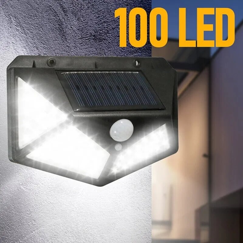 XIWANGFire | Solar Lights Outdoor with Motion Sensor 234/100LED Solar Flood Lights Waterproof Solar Powered Security Spot Lights Porch Patio
