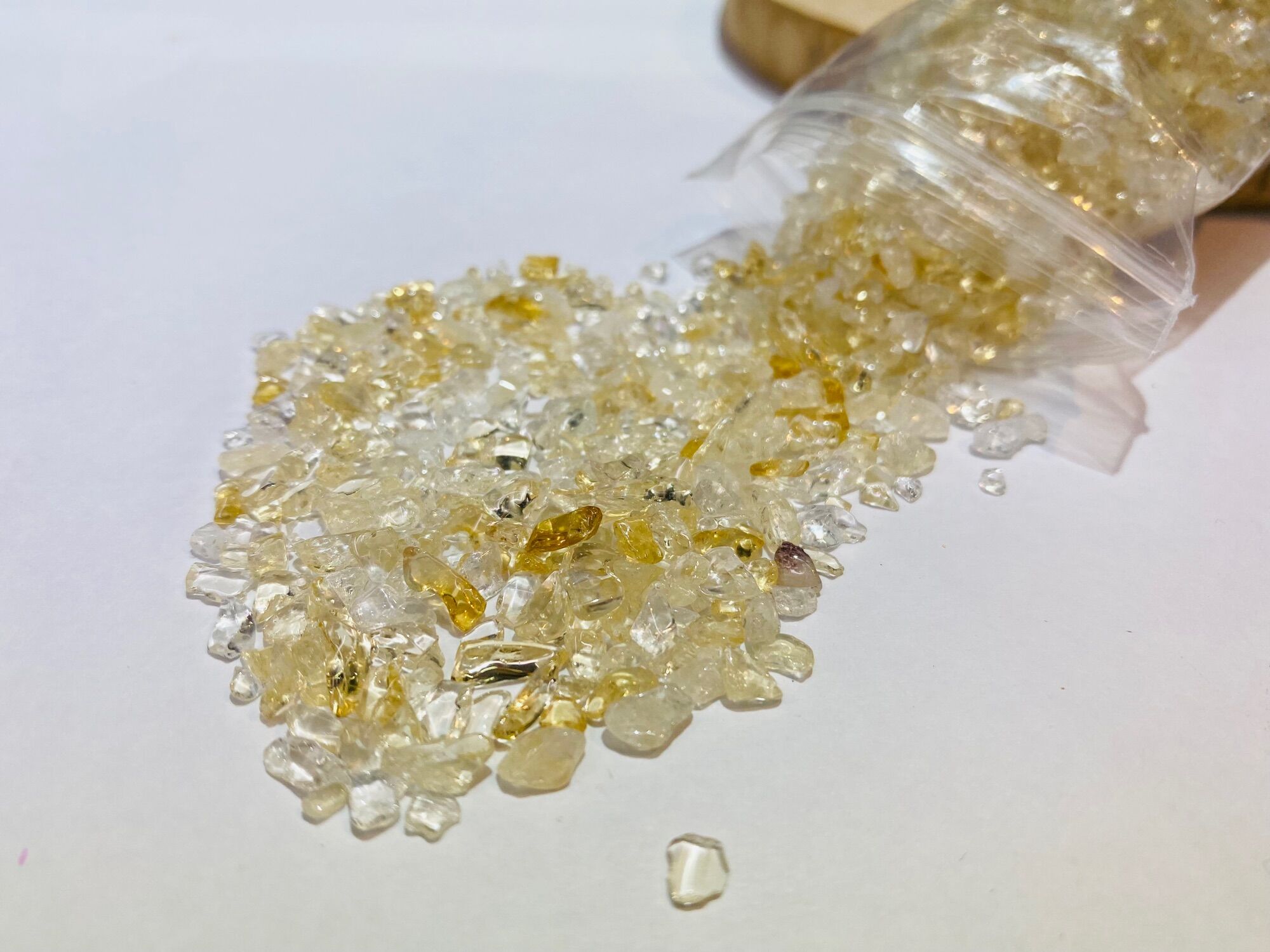 Natural Citrine Chips (Brazil) 100g / 300g / 500g