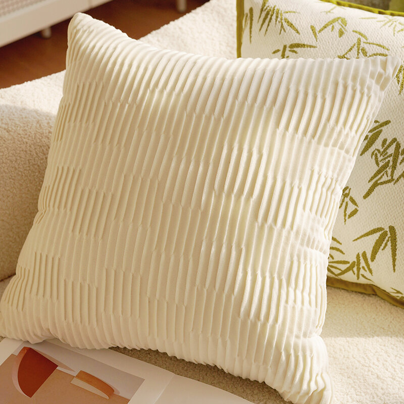 YOULI | Versatile Creamy Green Vintage French Style Cushion Cover