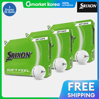 Srixon | 3 Dozen (36 Balls) Dunlop Korea Soft Feel 14 Golf Balls Unisex White 2-Piece