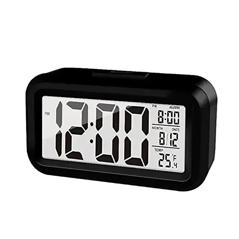 LED Digital Alarm Clock Backlight Snooze Data Time Calendar Desktop Multifunction Electronic Backlight Table Clock
