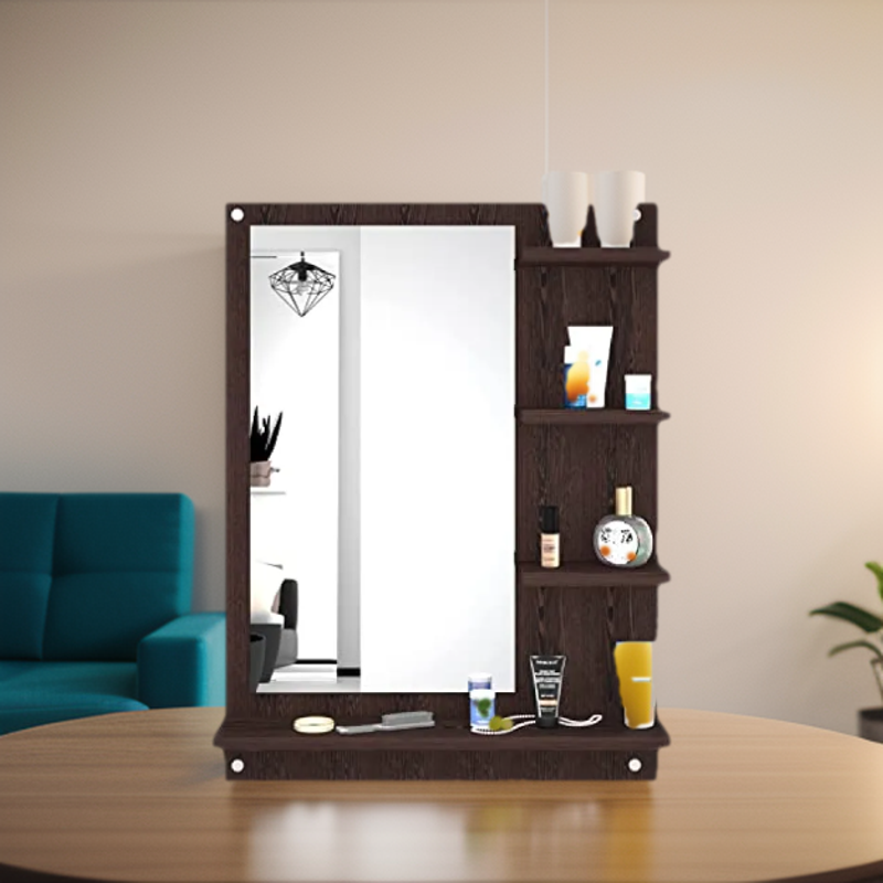 Fabulous DIY Wall Mounted Dressing Table / Wall Mirror With Shelf. 