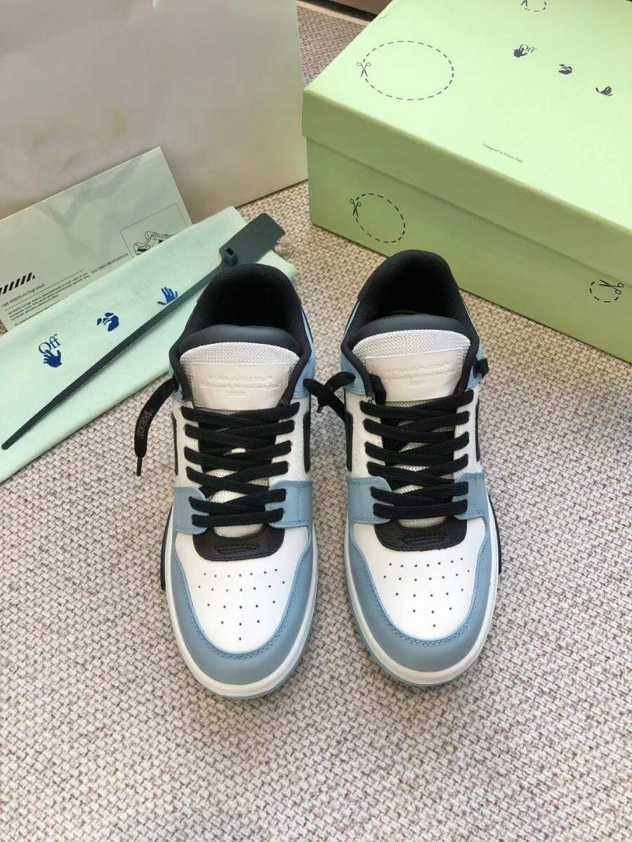Off-White Thick-Heeled Casual Sports Shoes Unisex Fashionable Leisure Sneakers Luxury Women's Flat Footwear round Toe Mesh Inner · v10