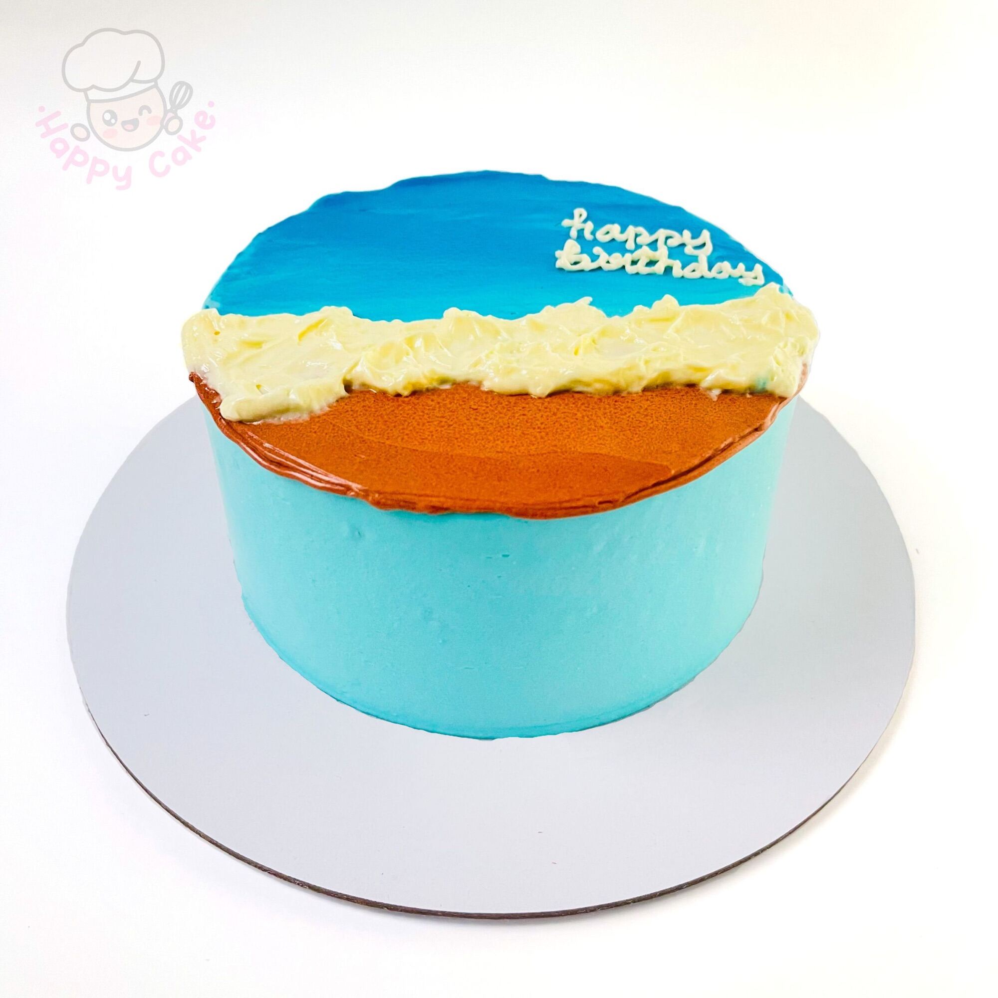 [Happy Cake] By the seaside cake 존맛탱 | Korean style design cake | Birthday Cake