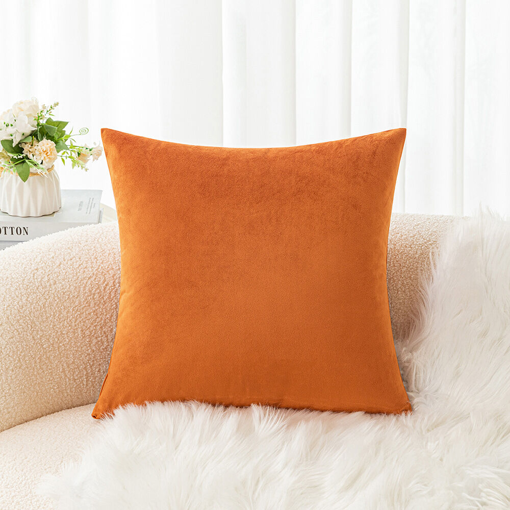 Velvet Sofa Cushion Lumbar Pillow