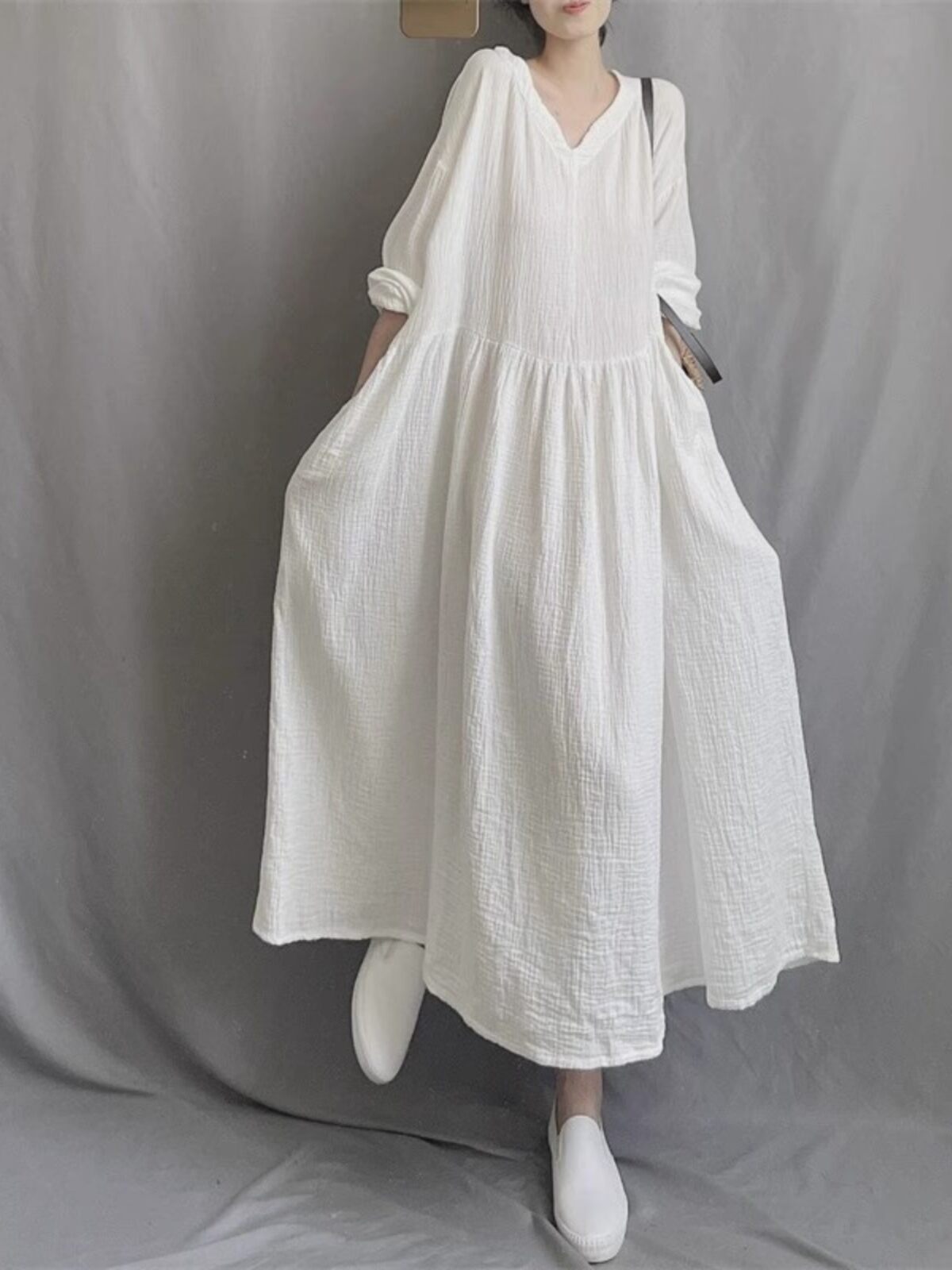 strapless open back dress ALC Willow pleated viscose midi dress