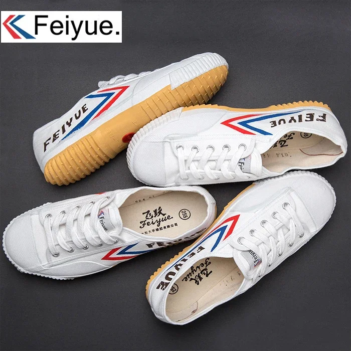 Feiyue Feiyue Shaolin Soul Track Shoes Domestic Goods Youth Canvas Shoes Men's Summer Lover's Large Size White Shoes