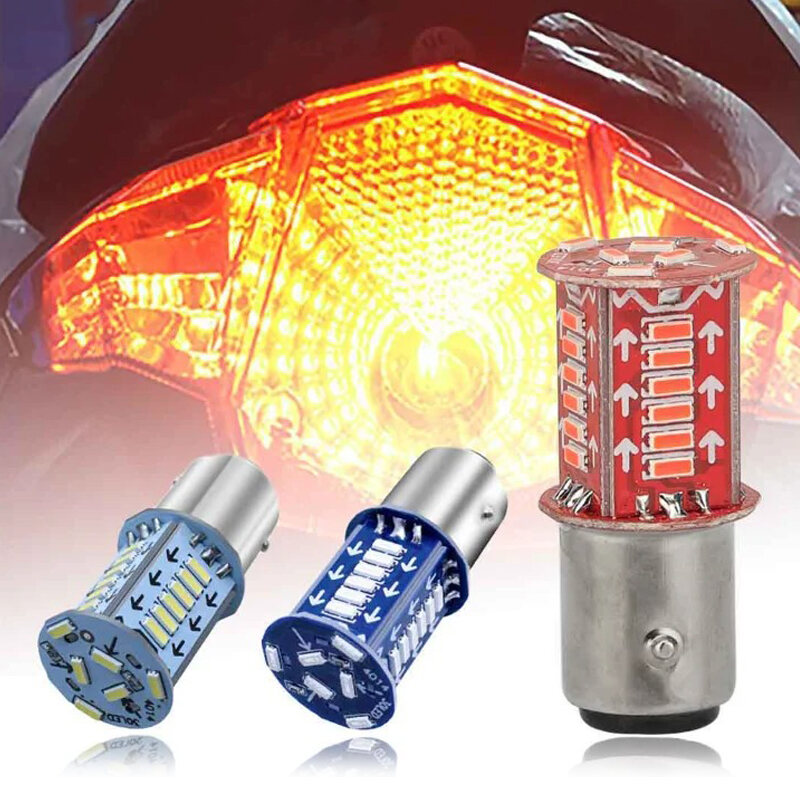 1157 Strobe Brake Light LED Bulb Car Tail Stop Turn Signal Membalikkan Lampu Parkir 12V Lampu berkedip untuk Sepeda Motor Otomatis Harga 5,900 rupiah*Gratis Ongkir
