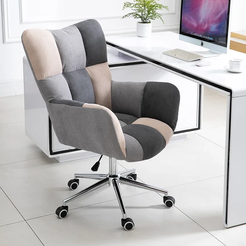 Computer Chair Home Comfortable Office Chair Backrest Chair Bedroom Study Sofa Seat Ergonomic Lifting Swivel Chair