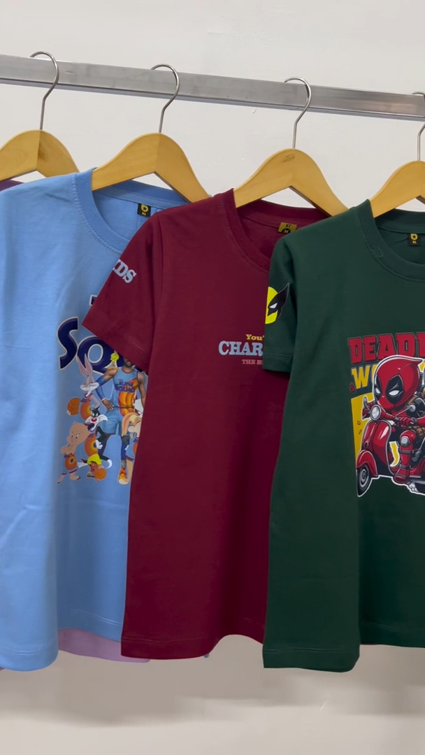 Kaos Atasan Lengan Pendek Anak 1-14 Tahun Motif Terbaru