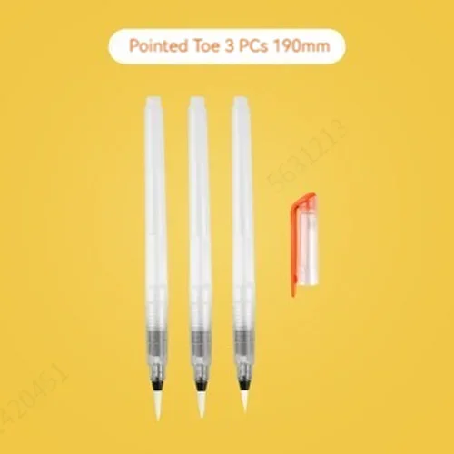 3/6 Piece Water Color Brush Pen Set Watercolor Paint Pens for Painting Markers Refillable Watercolor Brush Pens Art Supplies