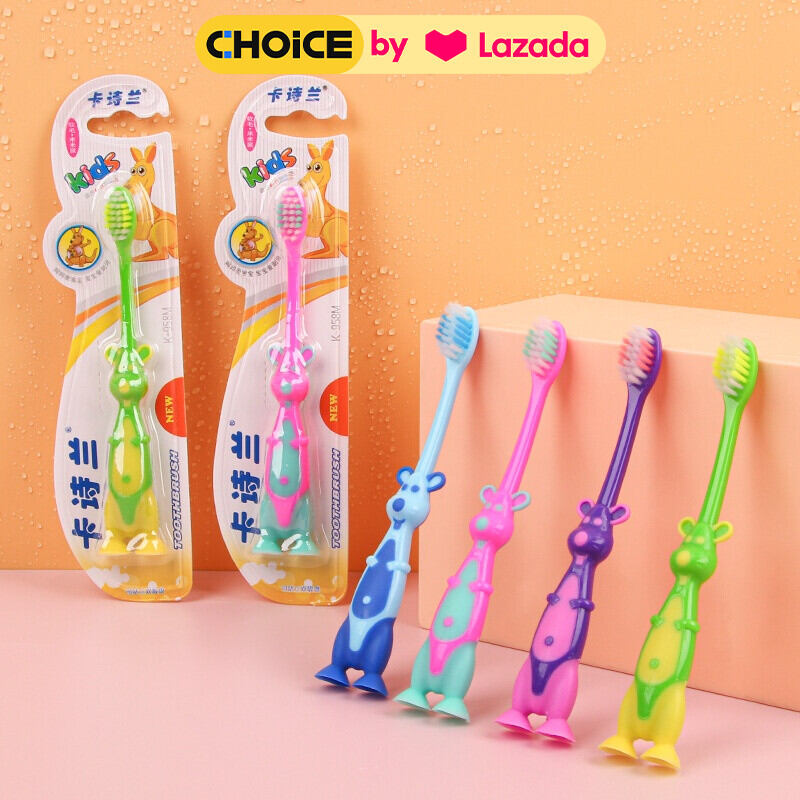Bàn chải trẻ em lông mềm KIDS ASTARSHOP (Màu giao ngẫu nhiên)