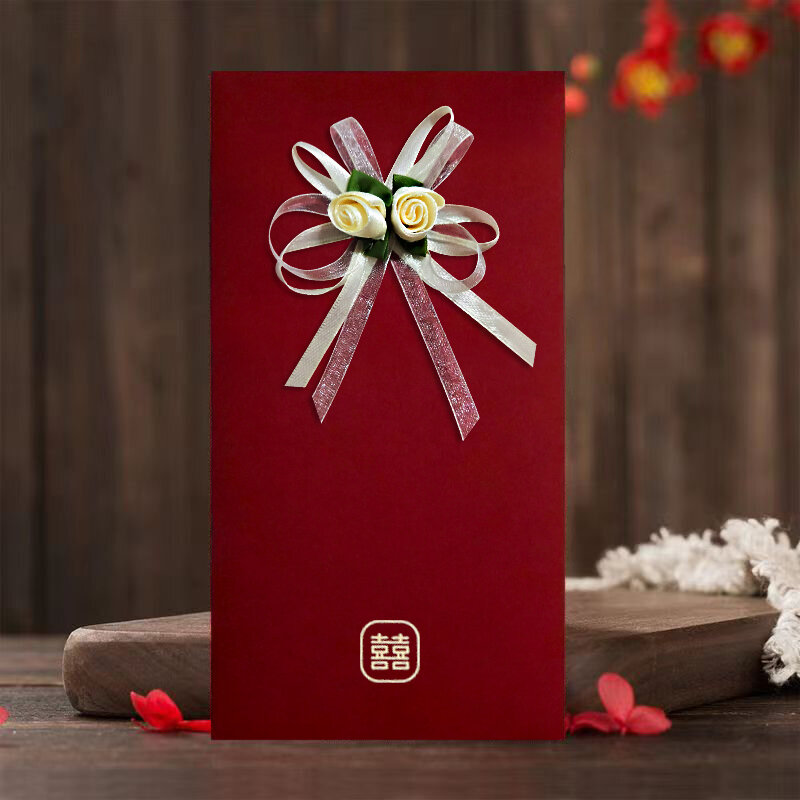 Wedding Red Envelope High-End Cloth Art Engagement Money for Best Friend Chinese Style Retro Wedding Celebration Gift