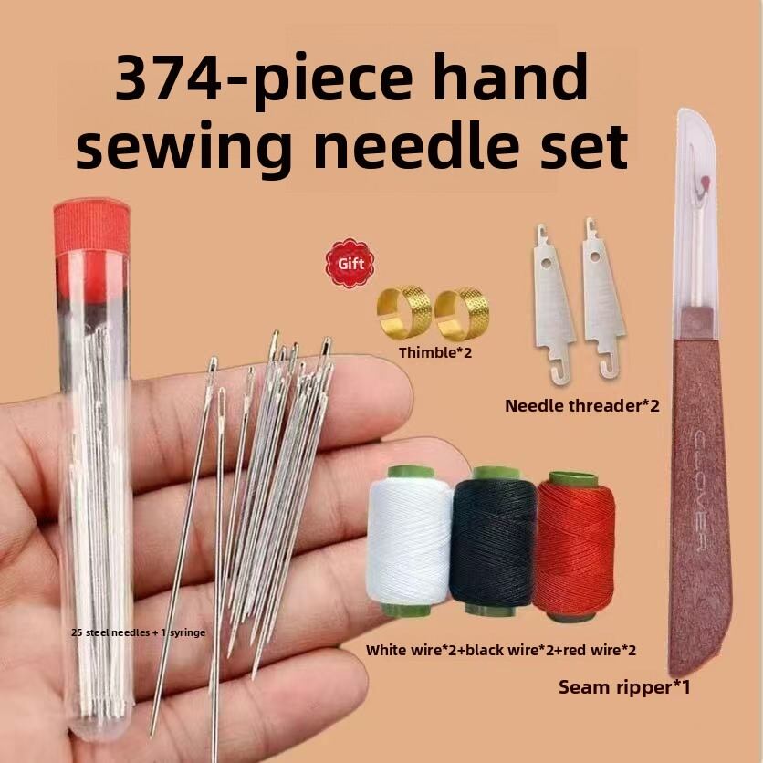 Large Eye Long Steel Sewing Needles 36pcs