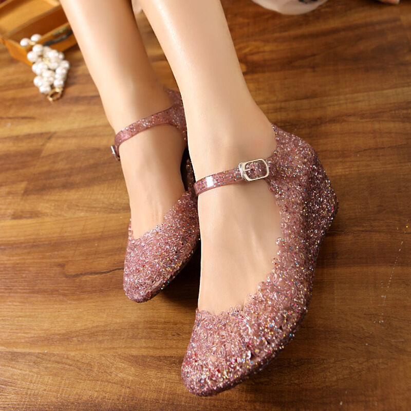 jelly wedge sandals