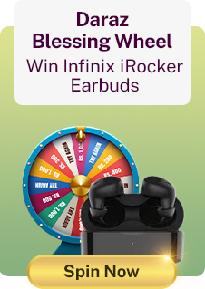 Daraz Blessing Wheel Win Infinix iRocker Earbuds Spin Now 