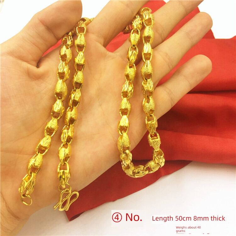 Gold deals necklace fake