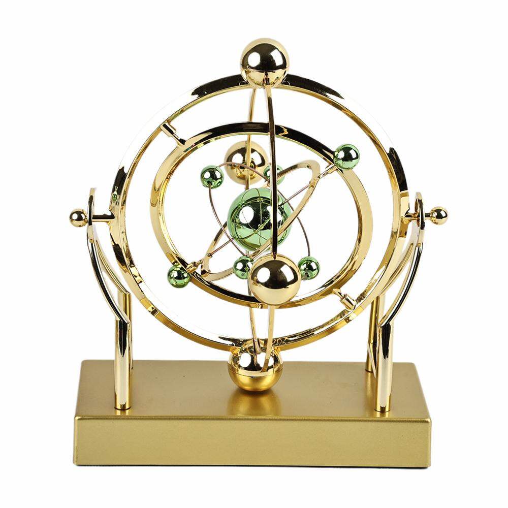 Celestial Orbit Pendulum Perpetual Motion Machine Kinetic Art Desk Decor Astronomy Model for Home Office Rotating Sculpture