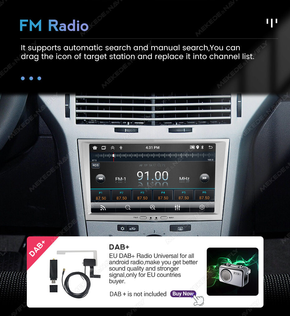 8inch Android Car Radio GPS for Opel Astra H J 2004 Vectra