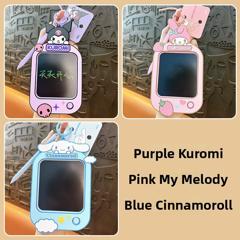 Doodle Erasable Drawing Board Keychain For Girls