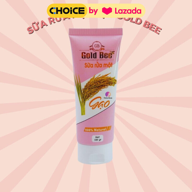 SỮA RỬA MẶT TRẮNG DA NGỪA MỤN GẠO Gold Bee