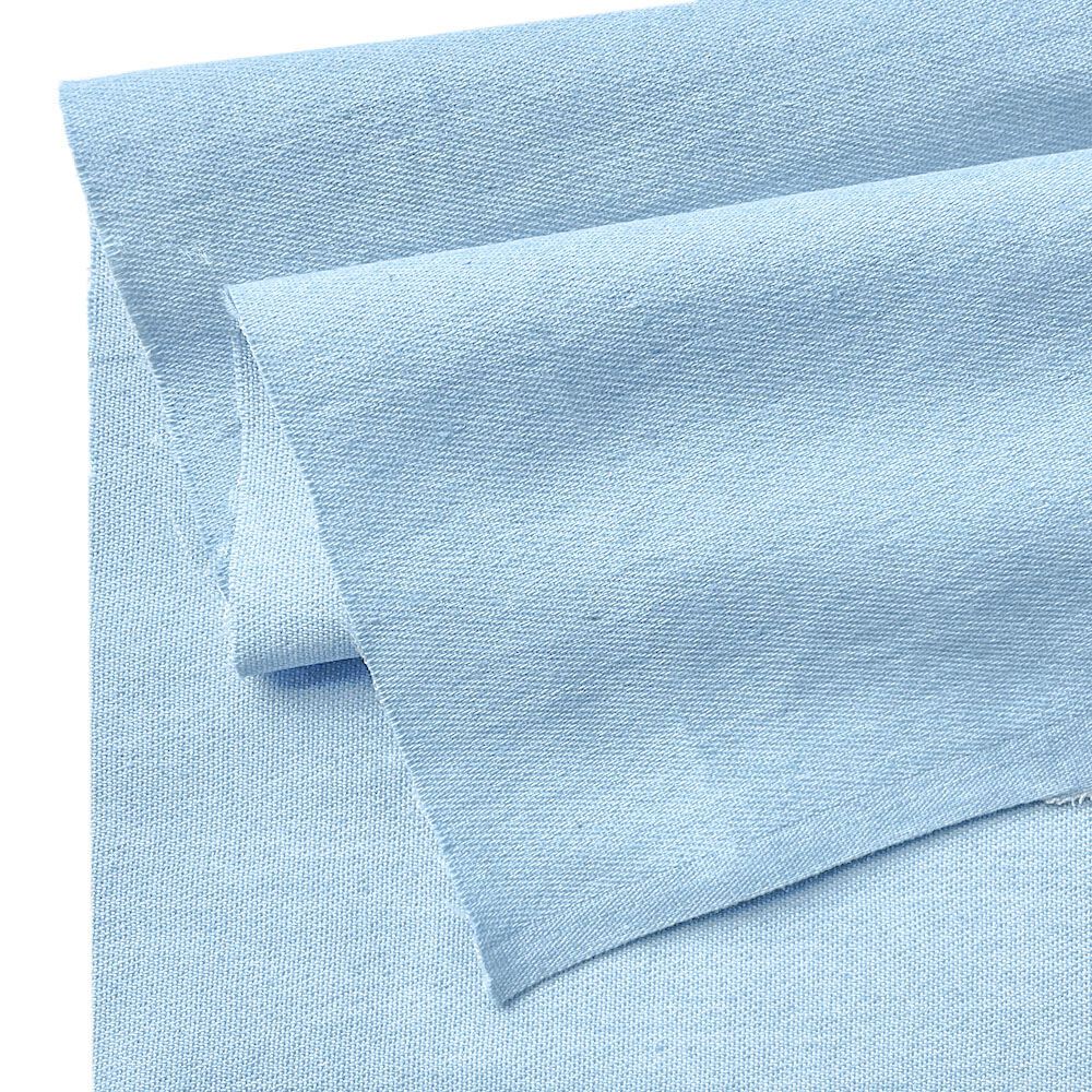 Vintage Cotton Blue Denim Fabric Light Thin Soft Cloth for DIY Dolls Clothing Jeans Dress Bag Cap Apron Crafts Manual Material