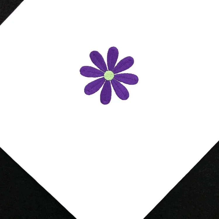 5.5CM/10PCS Floral Clothing Applique PatchGalsang Flower Fabric Stickers Embroidery Iron On Patches for DressJacketClothes
