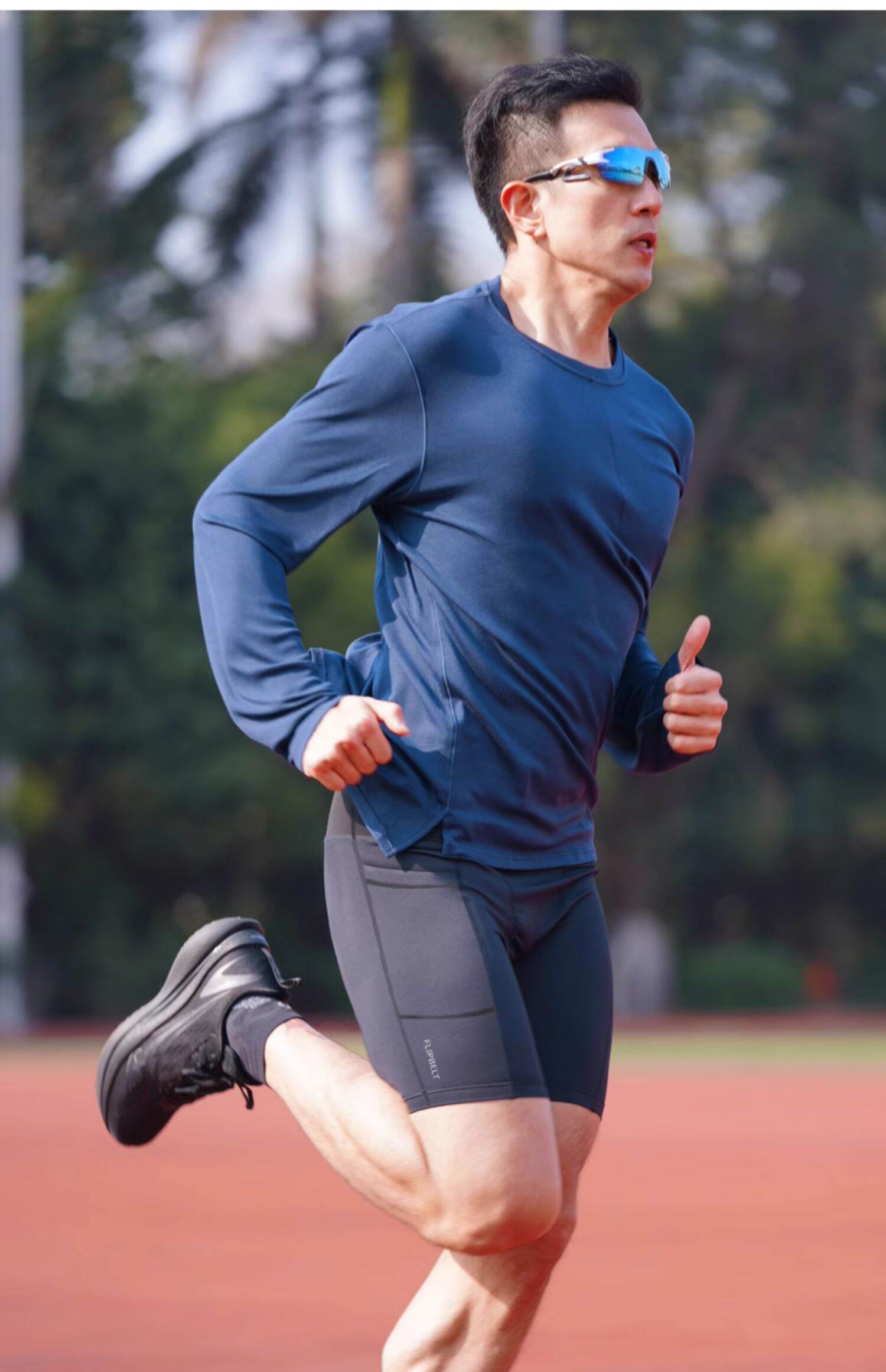 FlipBelt Competition Fanny Pack Pants Kangaroo Pants 20 Professional Running Shorts Quick Dry Sports Compression Pants for Men · v3