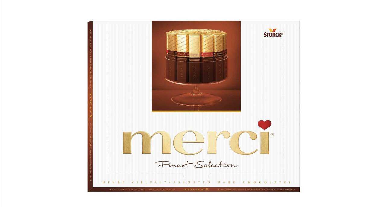 Merci Chocolate 7 Flavors 125G - Imported & Recognised Source