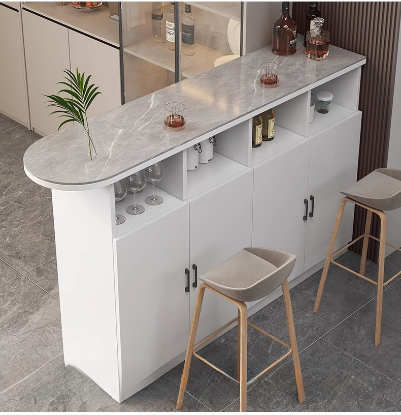 Bar Counter Table Cabinet | Modern Minimalist Design For Home