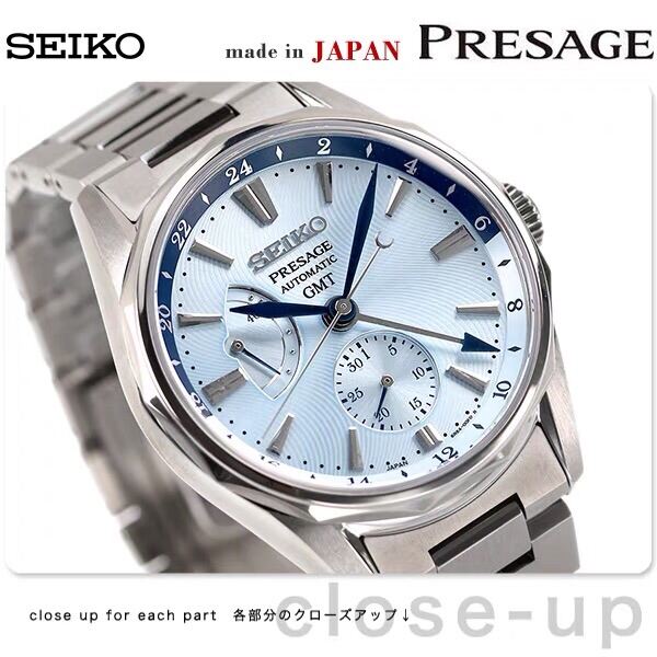 JDM] BNIB Seiko Presage SARF011 Ocean Traveler Mechanical Titanium GMT Blue  Dial Titanium Men Watch | Lazada Singapore