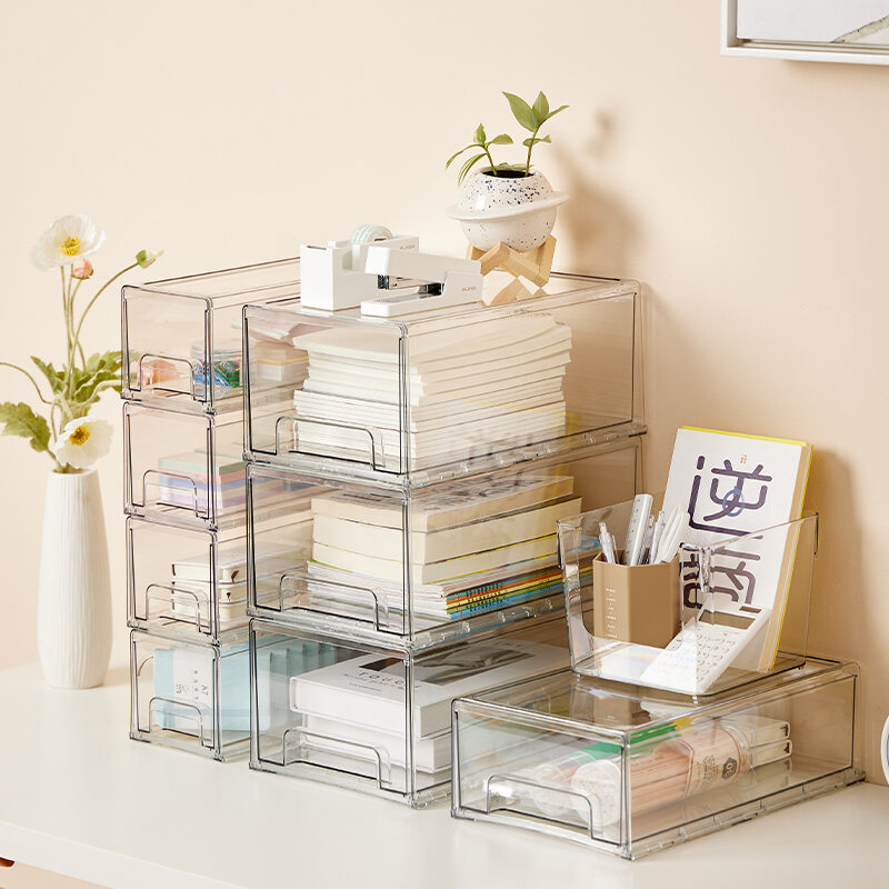 acrylic desk shelves