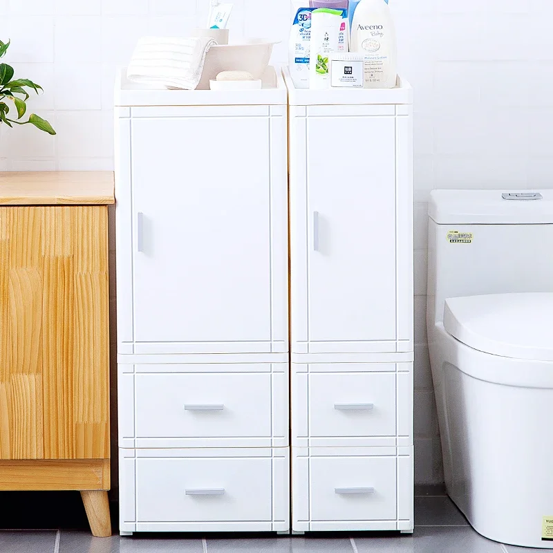25/35 Cm between Storage Cabinets Drawer-type Plastic Narrow Bathroom Arranges Bedside Table Kitchen Shelves