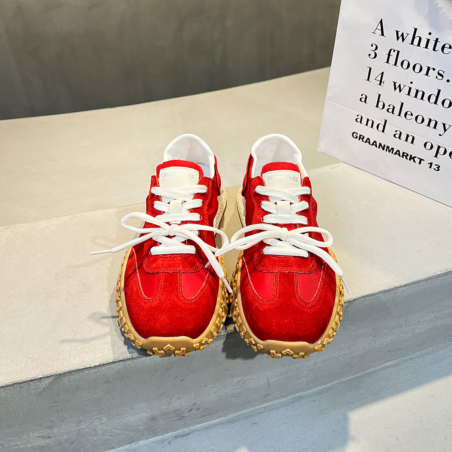 Elevated Thick Bottom Agan De Xin Shoes Women's Ballet Dance Canvas Sneakers Sport Casual Board Shoes Fashionable Leisure · v7