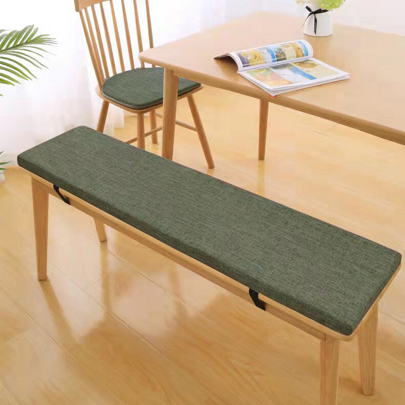 Modern Simple Style Wooden Bench Cushion Rectangle Long Strip Pad Home Sofa Shoe Bench Pad Chair Pad Living Room Decor