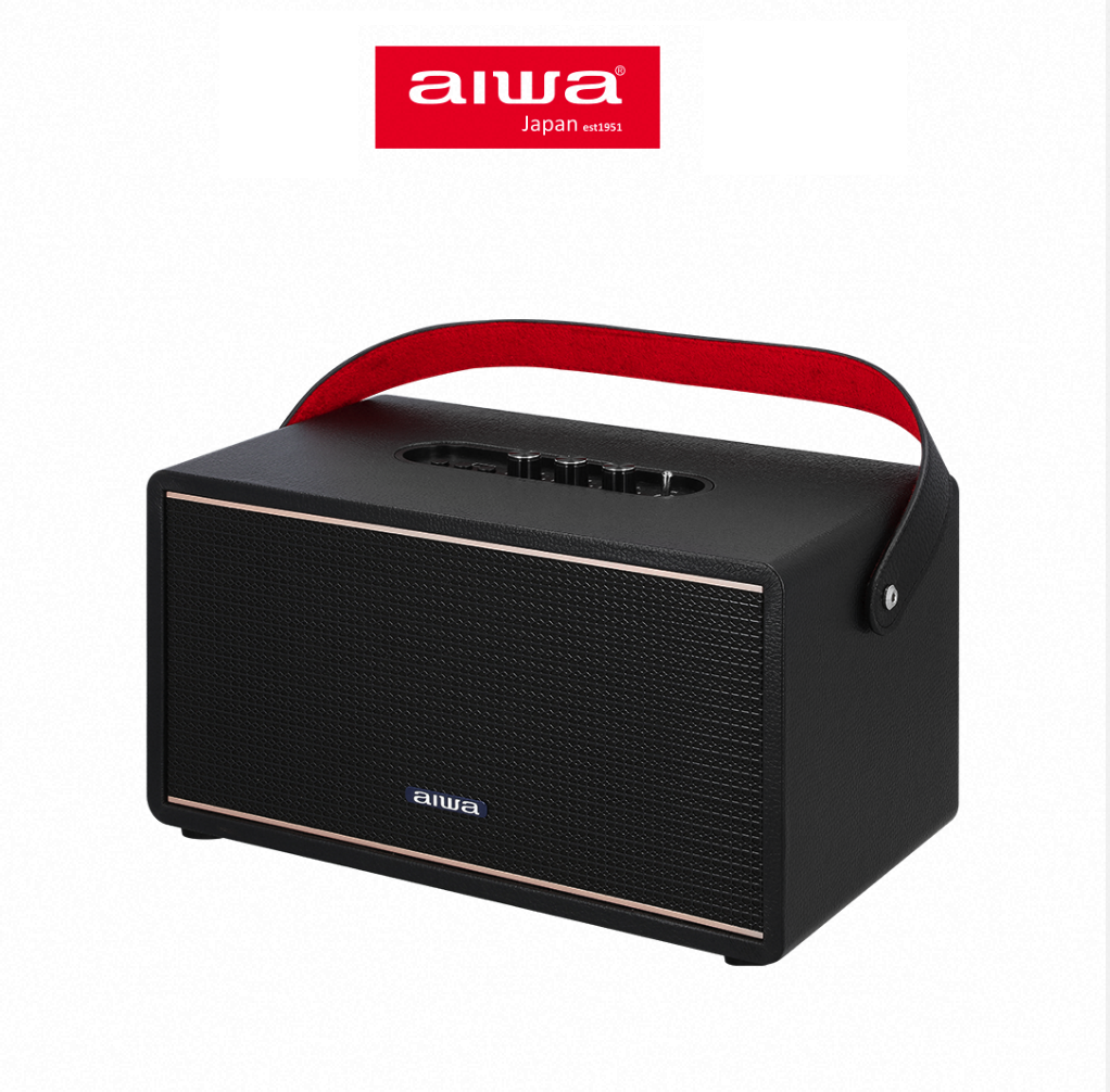AIWA MI-X220 Retro Helix II Portable Bluetooth Speaker - Super Bass, Bluetooth 5.3 ราคา 5,790 บาท*ส่งฟรี