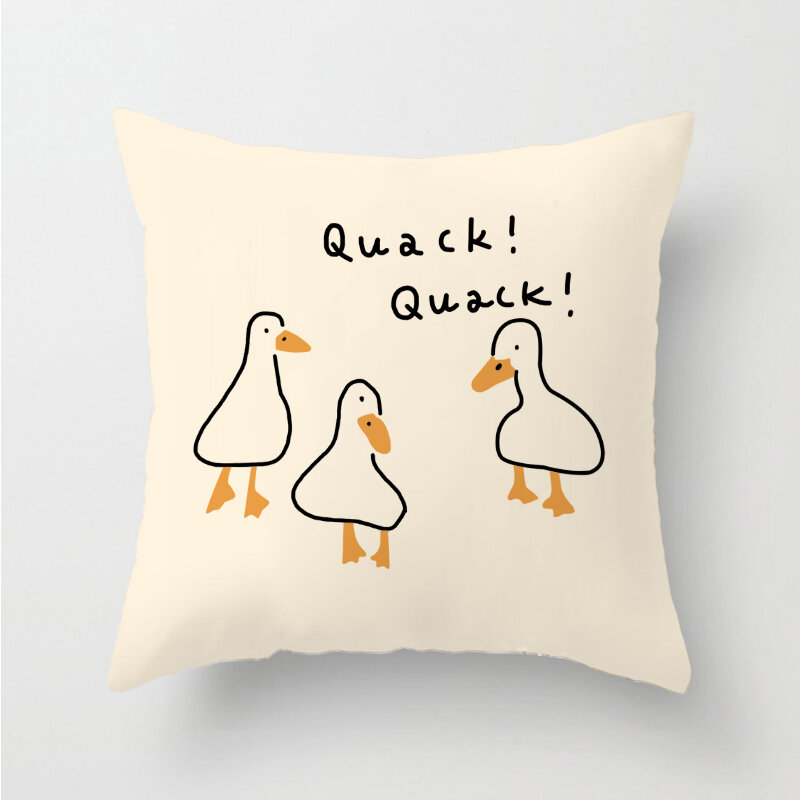 Nordic Style Sofa Pillow Cream Geometric Backrest Cushion Cover Living Room Decorative Square Pillow Case PP Cotton Core