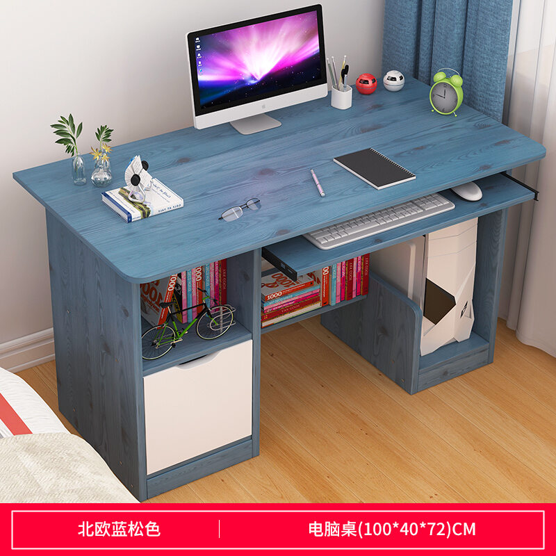 computer desk with writing space