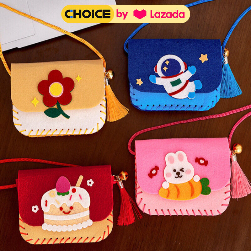 TÚI XÁCH THỦ CÔNG CHO BÉ TỰ LÀM, ĐỒ CHƠI HANDMADE CHO BÉ